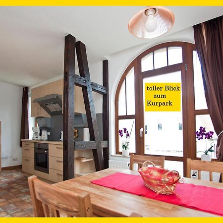 Ferienwohnung Auszeit Am Kurpark Bad Berka - Balkon - Ruhige Lage- Gratis Parkplatz & Wlan Eksteriør bilde