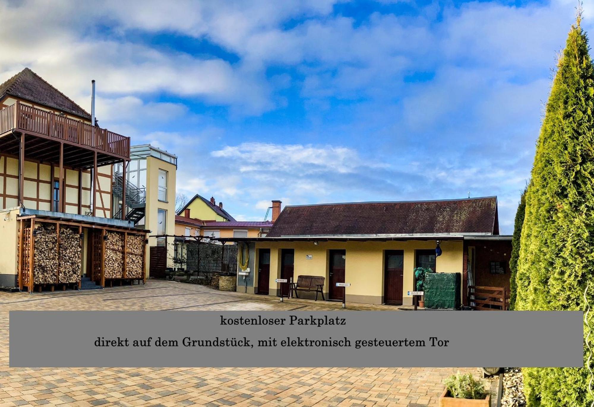 Ferienwohnung Auszeit Am Kurpark Bad Berka - Balkon - Ruhige Lage- Gratis Parkplatz & Wlan Eksteriør bilde
